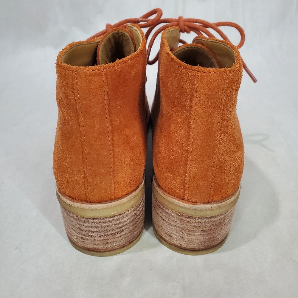 Clarks Originals Phenia Carnaby Ankle Boots Size 8.5 Suede Leather Fall Shoe - Picture 5 of 9